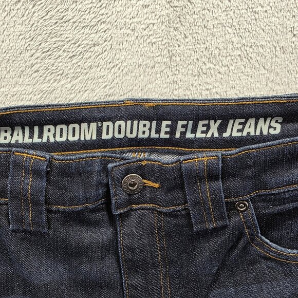 Duluth Trading Co Jeans Mens 36x34 Blue Ballroom Double Flex Slim Fit Denim - Picture 8 of 12